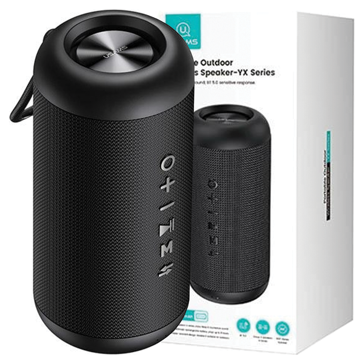 Usams Yx Series Bluetooth-lautsprecher 5.010w Tragbarer Kabelloser Outdoor-lautsprecher Yx8yg01 (us-yx008)