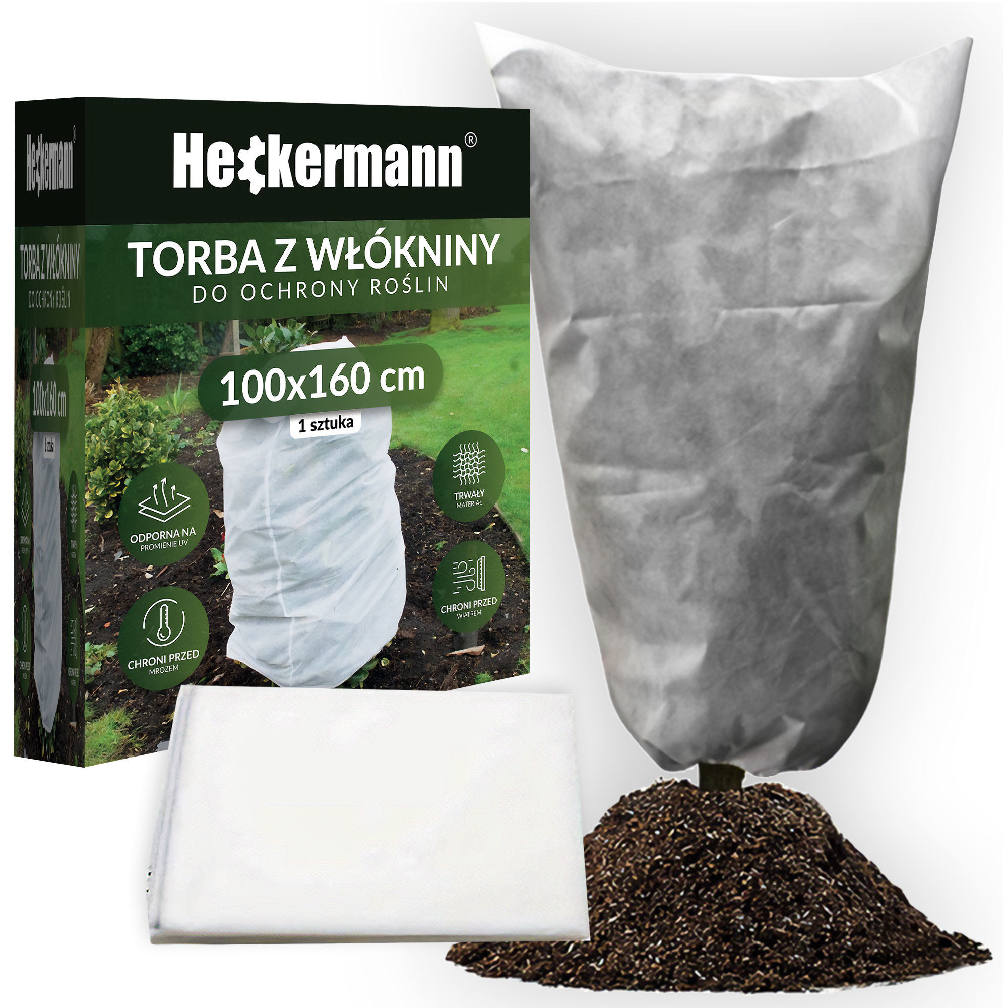Heckermann Pflanzenschutzsack 100x160cm 70g/m2