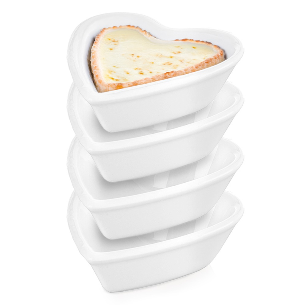 Porzellan-snackschalen 7,5 Cm, 35 Ml 4 Stück.