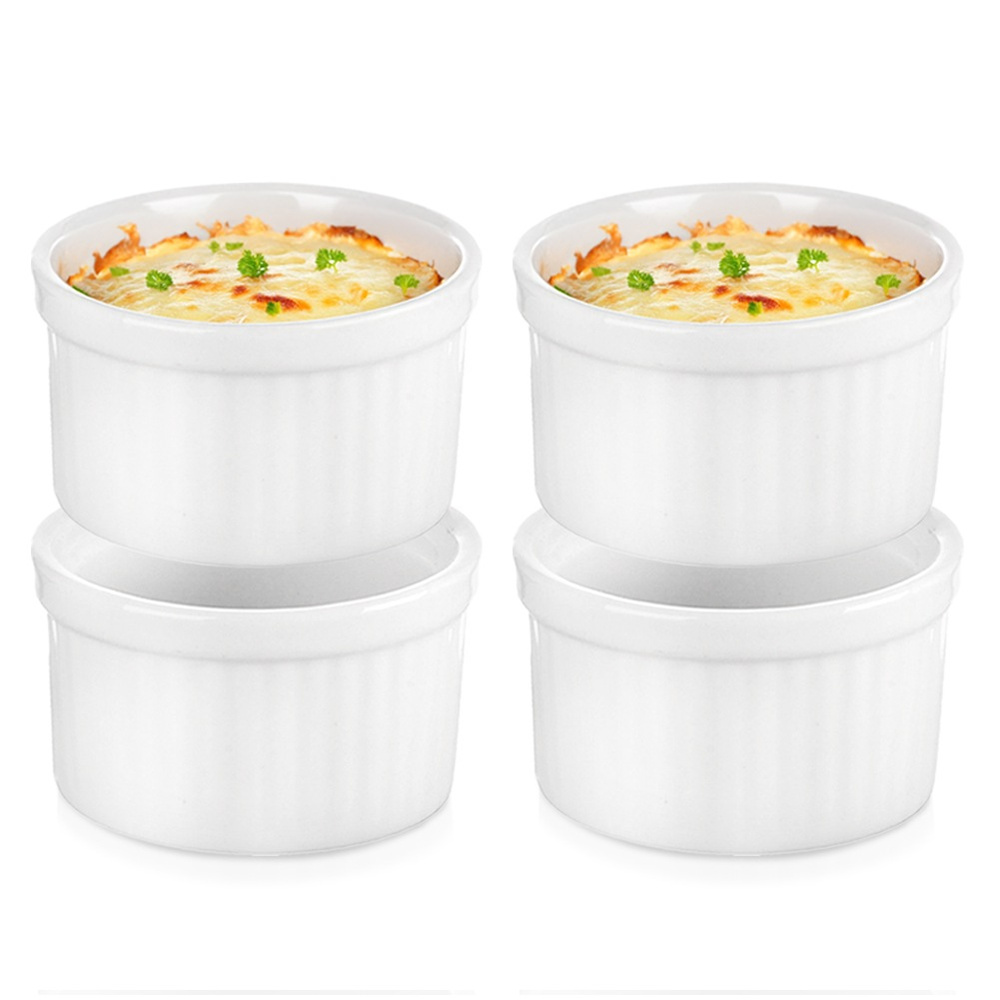 Porzellan-snackschalen 6 Cm, 40 Ml 4 Stück.