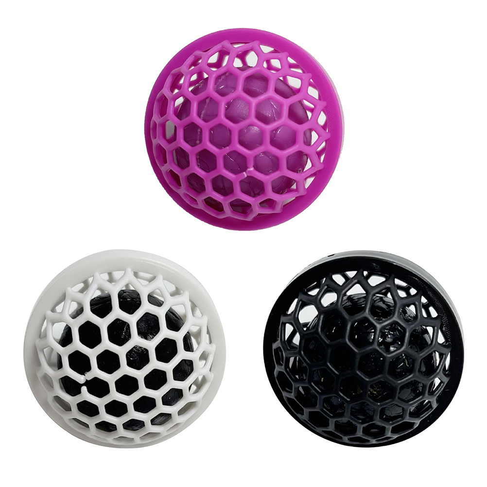 Wiederverwendbarer Reinigungsball Für Rucksäcke Und Handtaschen Mit Abnehmbarer Scheibe, Aus Pp+tpr-kunststoff, Gewicht 12 G, Mehrfarbig (weiß, Schwarz, Rosa)