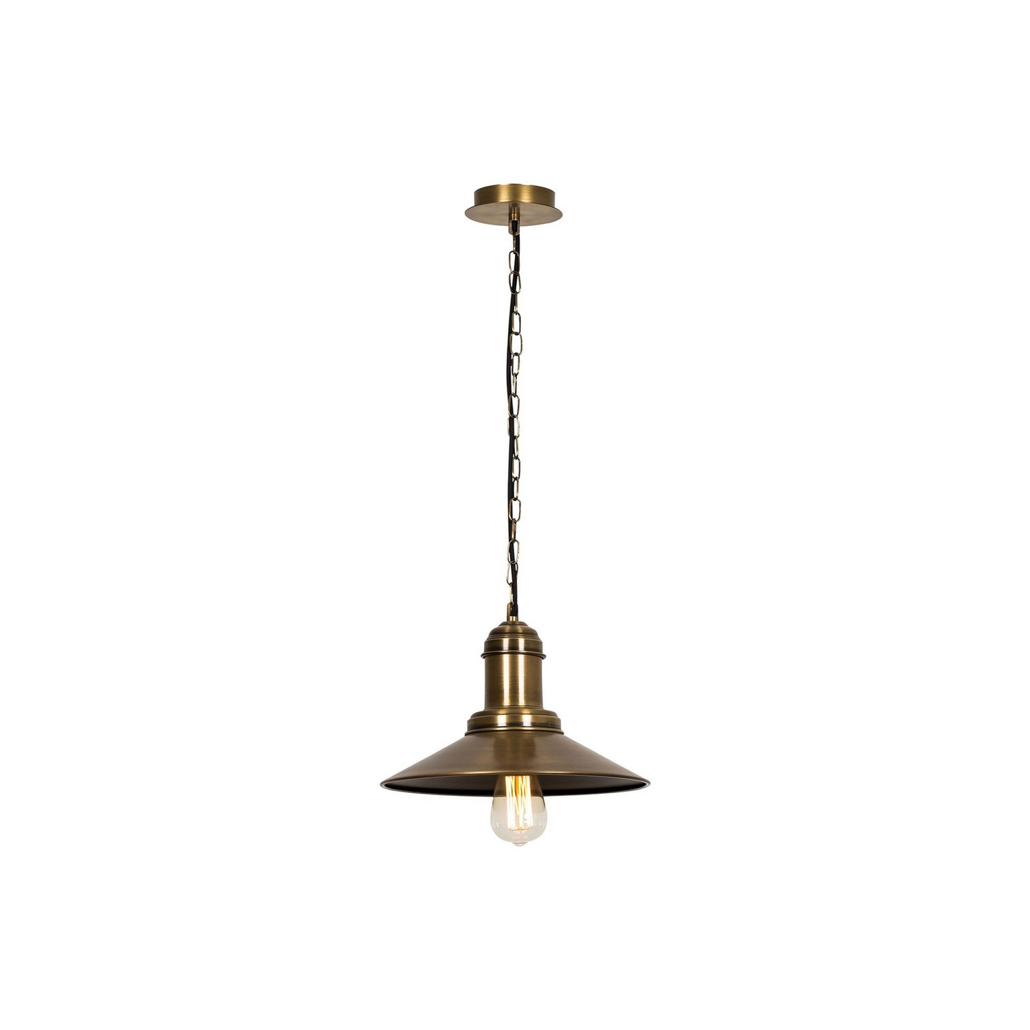 [neuwertig] B-ware Opviq Hängeleuchte Pendelleuchte Sivani Leuchte Mr 639 1 Flg Ø30cm Gold Antik