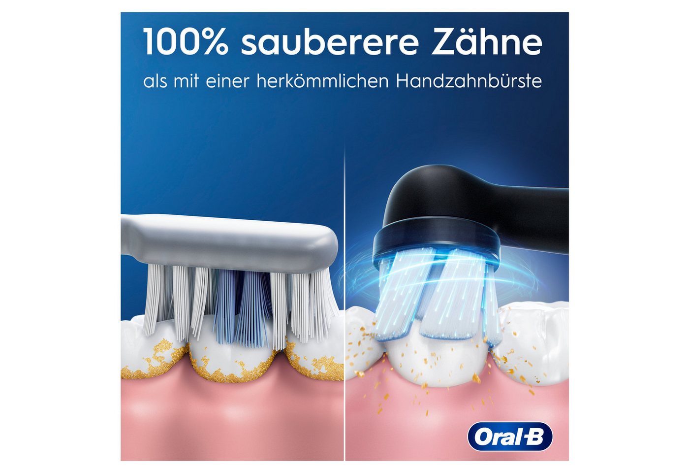 Oral-b Io Series 2, Mit Reiseetui Night Black Elektrische Zahnbürste