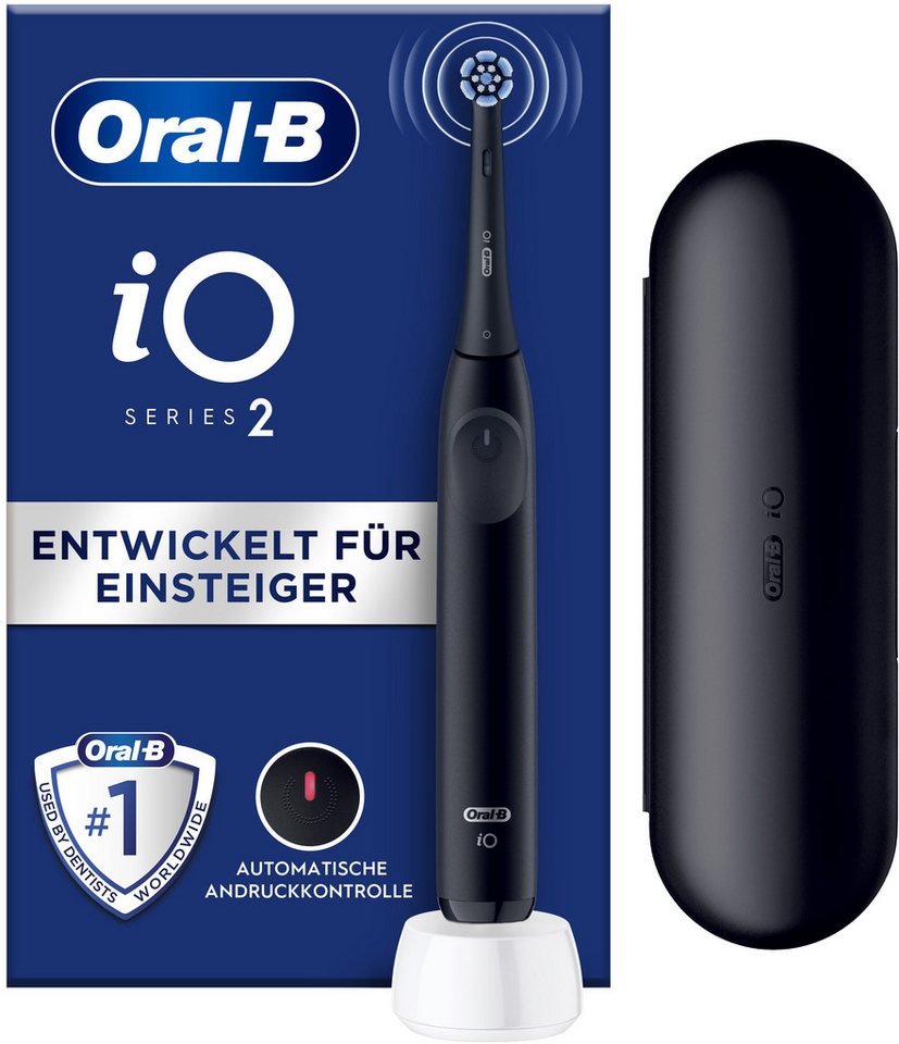 Oral-b Io Series 2, Mit Reiseetui Night Black Elektrische Zahnbürste Bild 4
