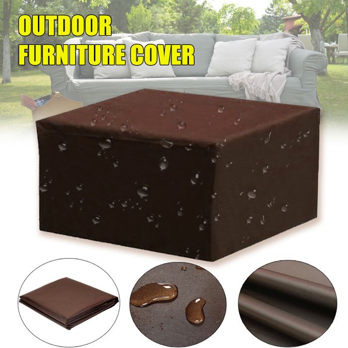 Wasserdichte Schutzhülle Für Braune Gartencouch, 210d, Maße 213x132x70cm.