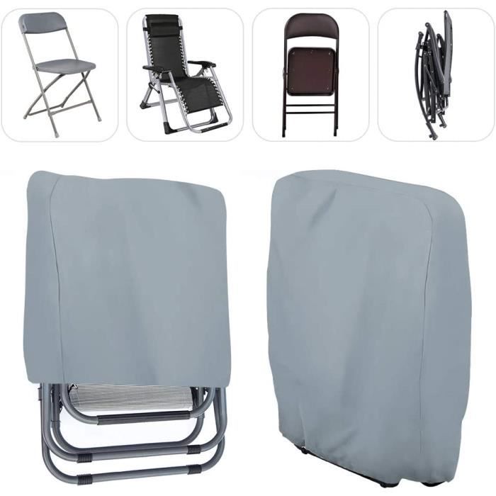 Schutzbezug Für Klappliegestuhl - Uv-beständig - 210d Oxford - 71×110 Cm - Grau