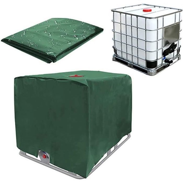 Schutzhülle Für Wassertank, Ibc-container Und Regenwassertank, In Grün.