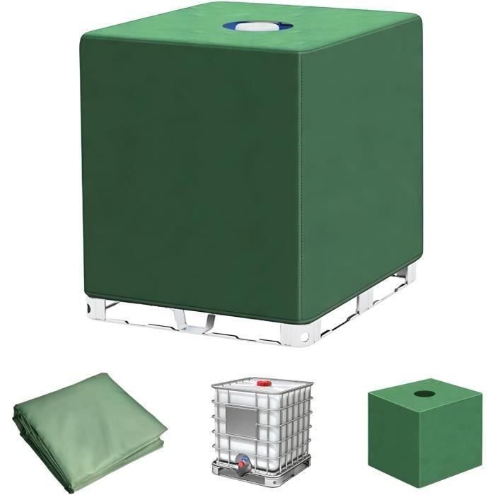 Schutzabdeckung Für Ibc-container 1000 L - Marke/modell - Uv-beständig - Grün - 210d Gewebe - 120x100x116 Cm
