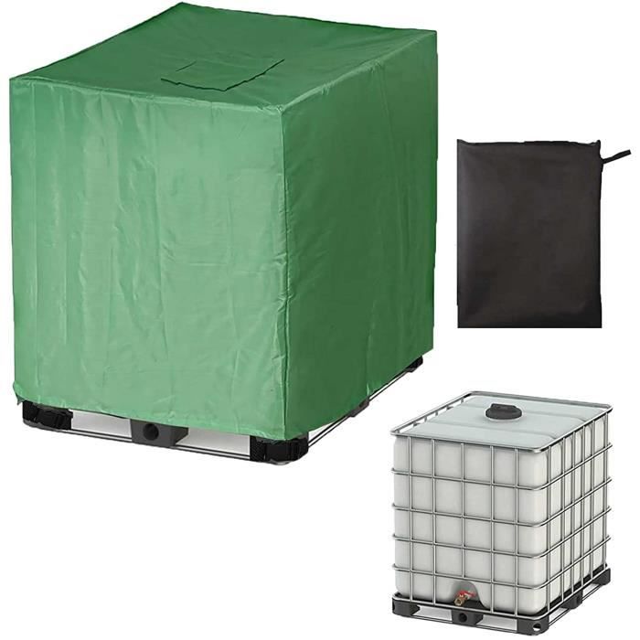 Bâche Cuve 800l, Regensammler, Uv-schutzabdeckung, Wasserdicht, Staubdicht, Abdeckhaube Für 800l Tank (grün)