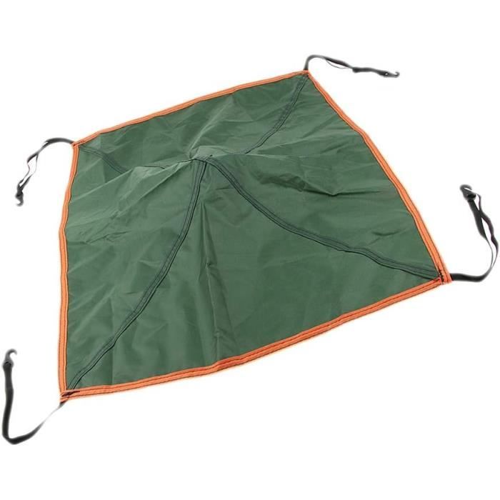 Wasserdichter Schattenvorhang 56x56cm, Uv-schutz Für Terrasse Und Außengarten, Grüne Farbe.