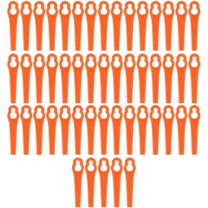 50 Ersatzmesser Für Den Akku-freischneider Einhell Ge-ct 18 Li In Orange