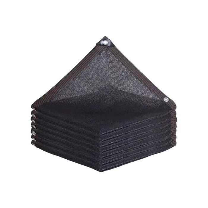 Schattennetz Für Garten - 2x2m - Schwarz - Uv-schutz - Atmungsaktive Plane Mit Ösen - Sonnenschutz
