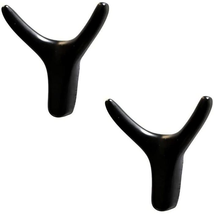 Vintage Wandhaken Aus Metall, Retro Kleiderhaken Für Bad Oder Küche, Schwarz.