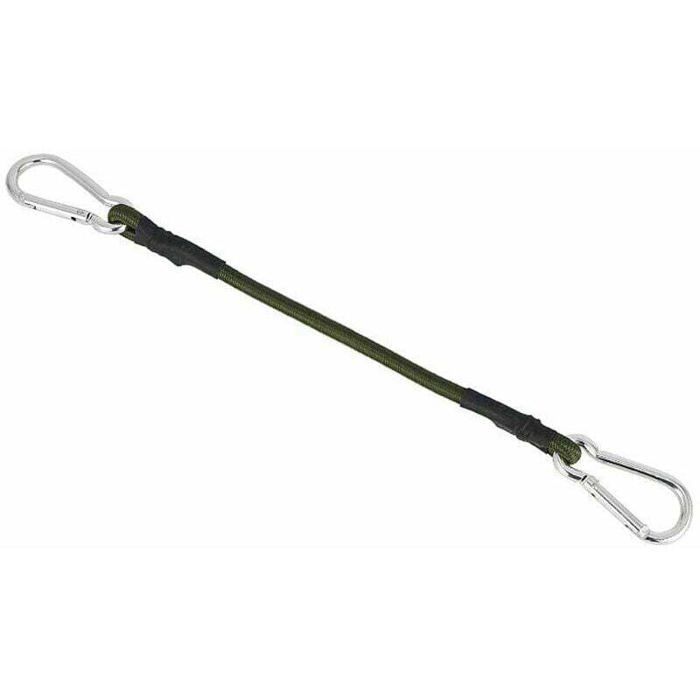 60 Cm Zubehörset Für Schattensegel - Schwarze Elastische Spannseile - Sonnenschutz - Befestigung - Montagewerkzeuge, Glas