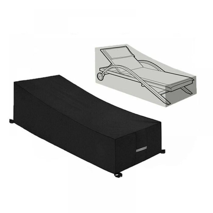 Liegeschutz – 1 Stück, 200x70x40/80 Cm, Wasserdichtes Und Uv-beständiges Oxford 210d – Schwarz
