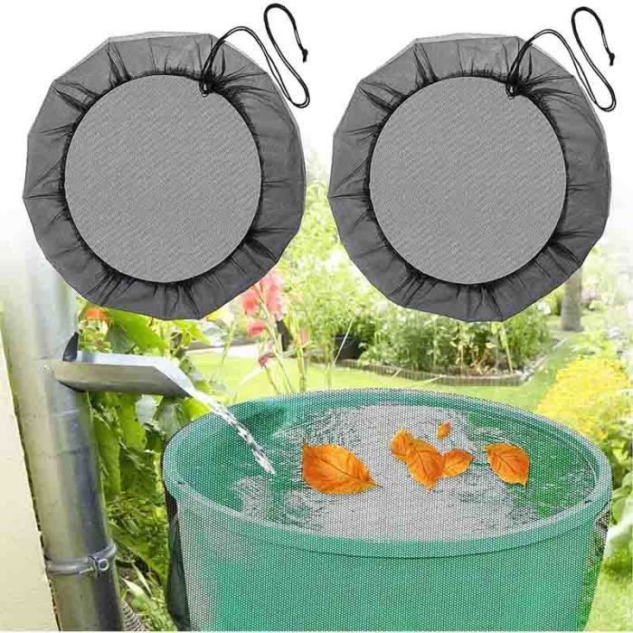 Schutznetz Für Regenwassertank - Folaya - Ø 120 Cm - Schwarz - Etikettierte Packung
