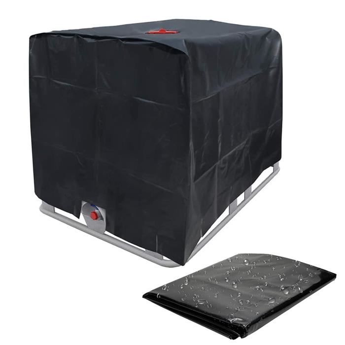 Ibc-tankhülle 1000l - Sonnenschutz Und Wasserdicht - Schwarz, 120×100×116cm