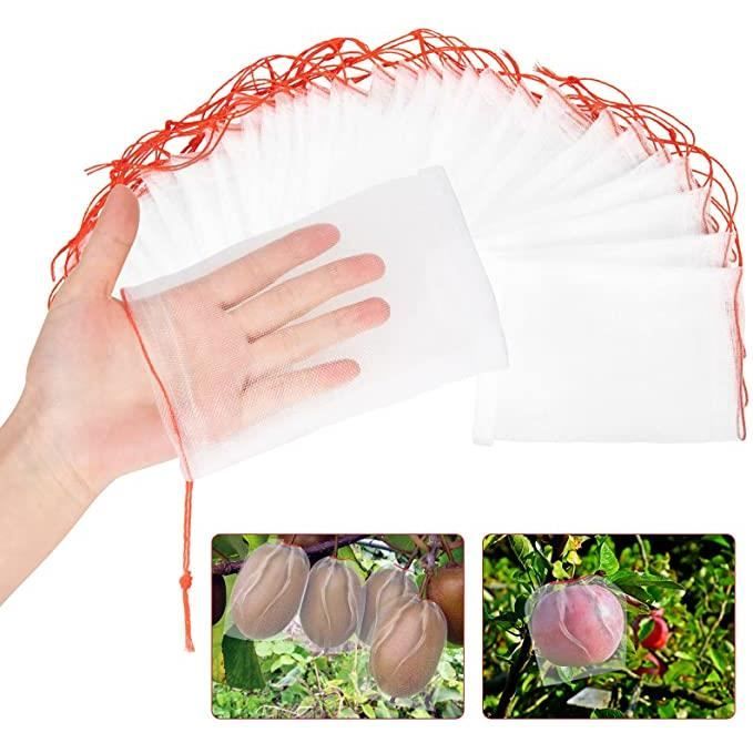 100 Stück Nylon-fruchtschutznetze - Gartensäcke Für Trauben 10x15cm