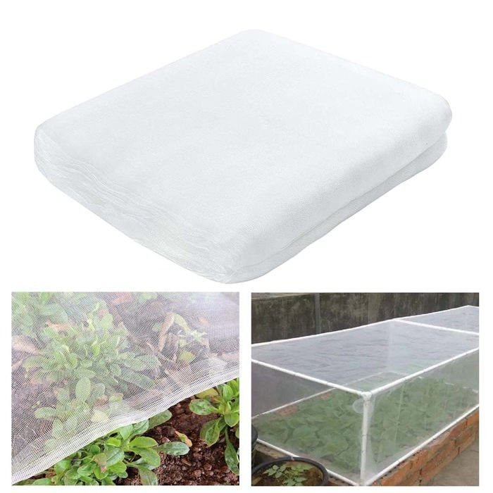 Schutznetz Für Gemüsegarten - 2 M X 10 M - Schützt Pflanzen Vor Insekten