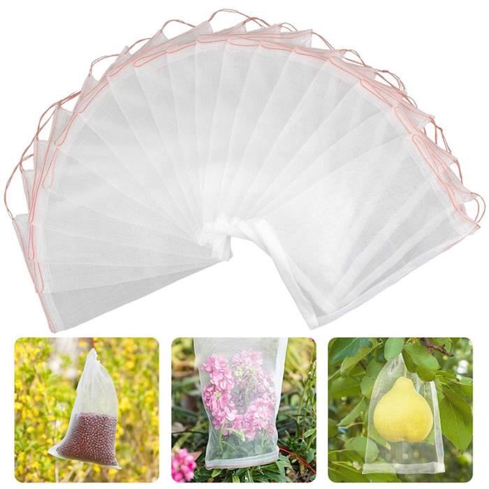 50 Stück Nylon-fruchtschutznetze - Gartensäcke Für Trauben 20x30cm