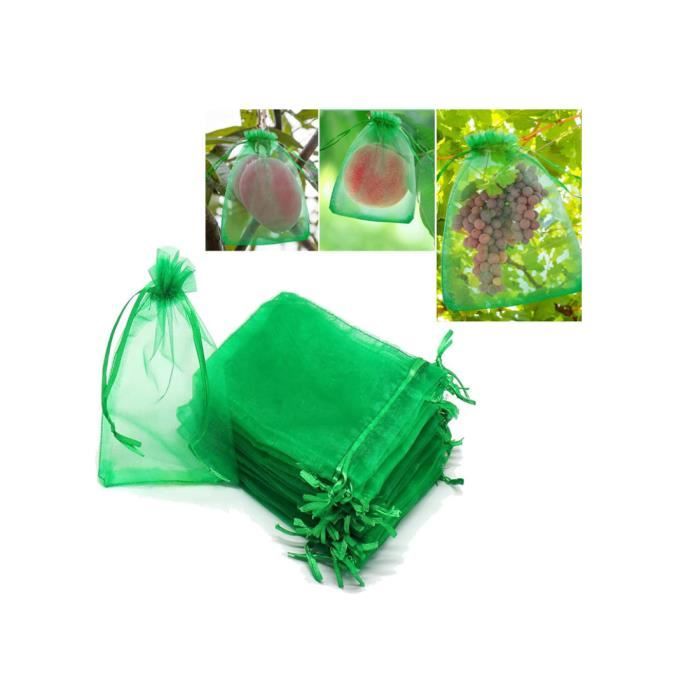 Schutzbeutel Für Früchte 30 X 40 Cm - 50 Stück, Netz Für Trauben, Organzabeutel Mit Kordel Für Garten, A
