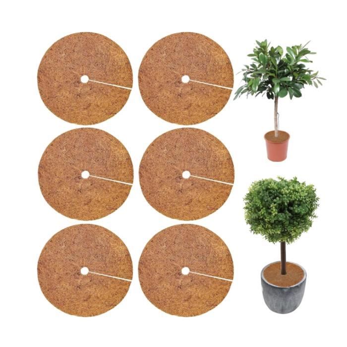 Kokosmatten Für Pflanzen, Set Mit 6 Scheiben À 30 Cm, Winterschutz Für Topfpflanzen