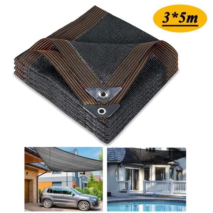 Schattennetz, Atmungsaktiver Hdpe-sonnenschutz Für Garten Und Terrasse, Sonnenschutznetz - 3x5m