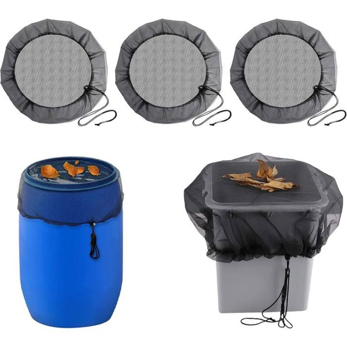 3 Filter Mit 80 Cm Durchmesser Für Regenwassertanks, Mit Laub- Und Mückenschutzsaum.