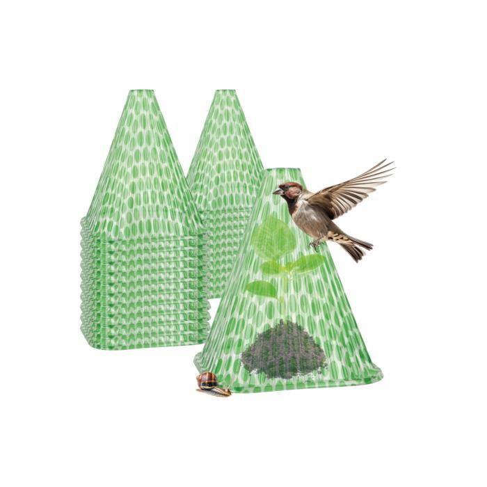 20x Sonnenhüte Für Pflanzen - Schutzhaube - Höhe 23 Cm (packung Mit 20)