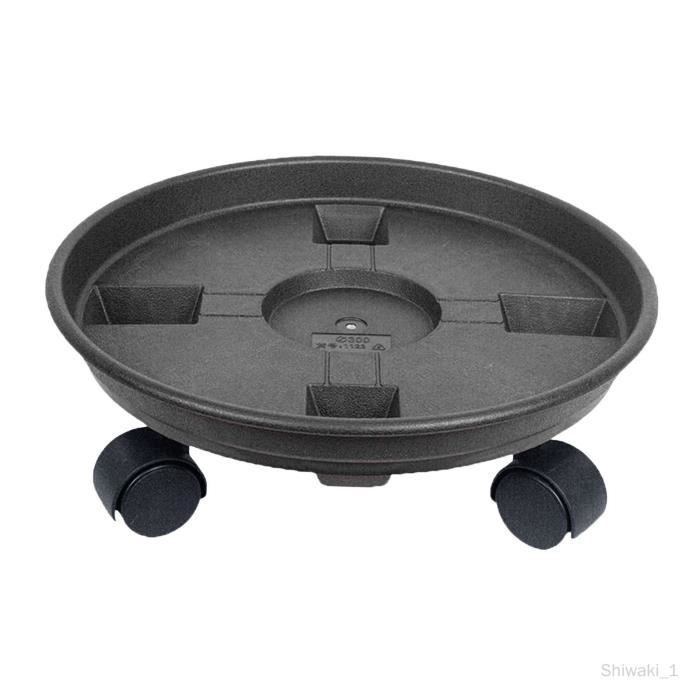 Pflanzenschale Mit Rollwagen, Vielseitig, Rund, Für 40 Cm Topf.