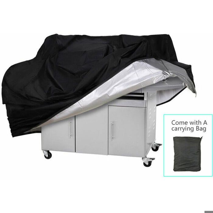 Grillabdeckung Aus 210d Oxford-polyester Mit Silberbeschichteter Innenauskleidung, Maße 150x100x125 Cm, Gewicht 0,54 Kg.