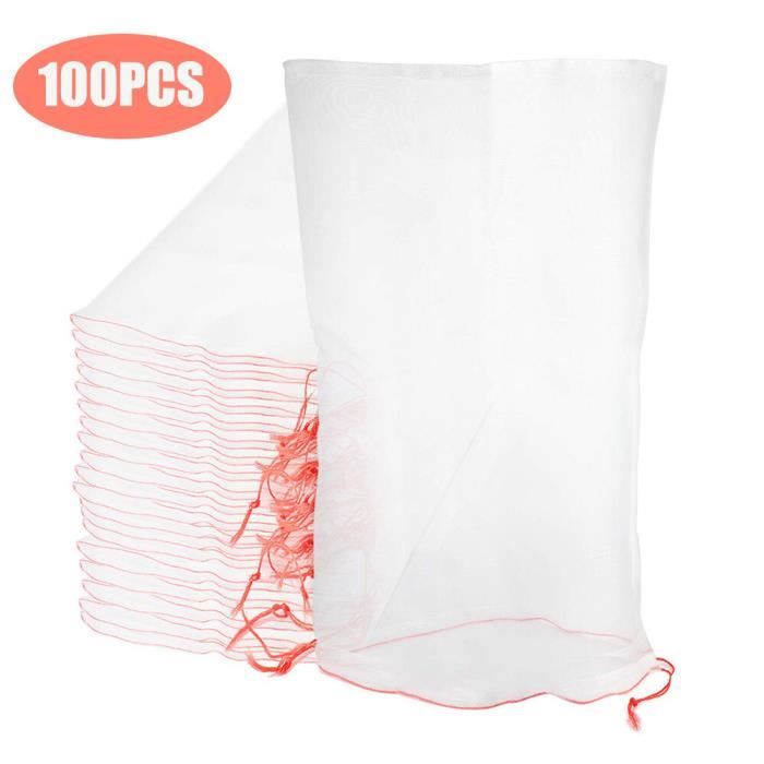 Schutzbeutel Für Gartenfrüchte - 100 Stück - 10x15cm - Weiß