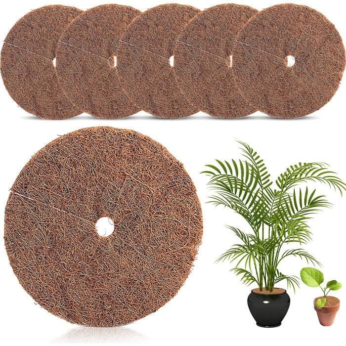 Kokosmatte - Set Von 6 - 30 Cm - Mulchscheibe - Pflanzenschutz