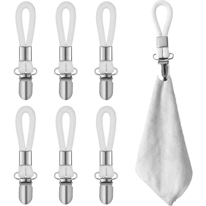 Kzq Handtuchhalter – 6er-set – Baumwollseil – Edelstahl – Multifunktional