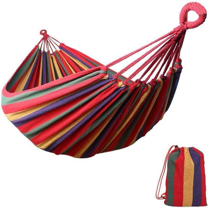 Hamac Extérieur En Toile Multi Twin 1/2 Pour Homme, Ideal Für Reisen Und Camping.
