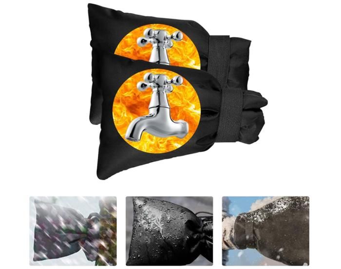 Außenschutz Für Wasserhähne, Wasserdichte Winterabdeckungen Für Gartenhähne, 2 Stück.