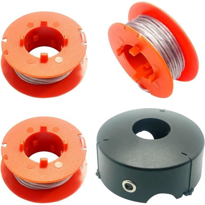 Bosch F0168001: Spule Mit Faden Für Bosch Art 23, 26, 30, Commitrim Und Easytrim Trimmer, Ø1,6 Mm, 8 M (3 Spulen + 1 Schutzkappe)