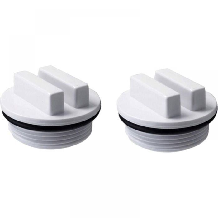 Lot De 2 Hüllen Mit O-ring Für Schwimmbadfilter – Winterschutz Gegen Frost.