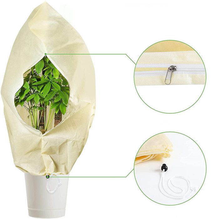 Gefrierschutz-vlieshülle 80x100cm Mit Kordel (2er Pack)