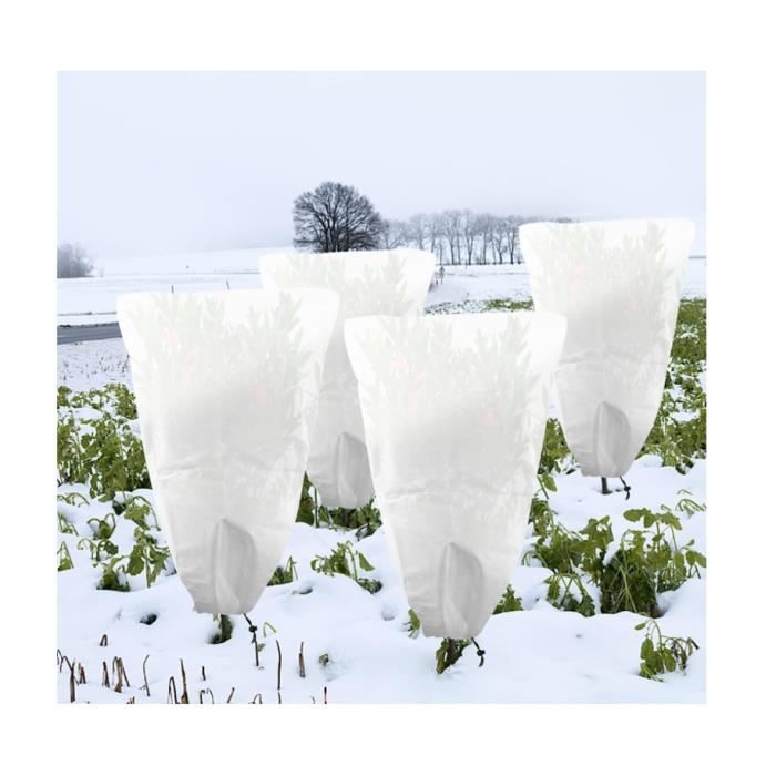 4 Winterpflanzenschutz-abdeckungen Mit Außenschutzband