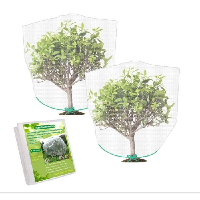 Gartenschutznetz Gegen Insekten Und Vögel - 2er Set (1x1,5m) - Wind- Und Insektenbeständig