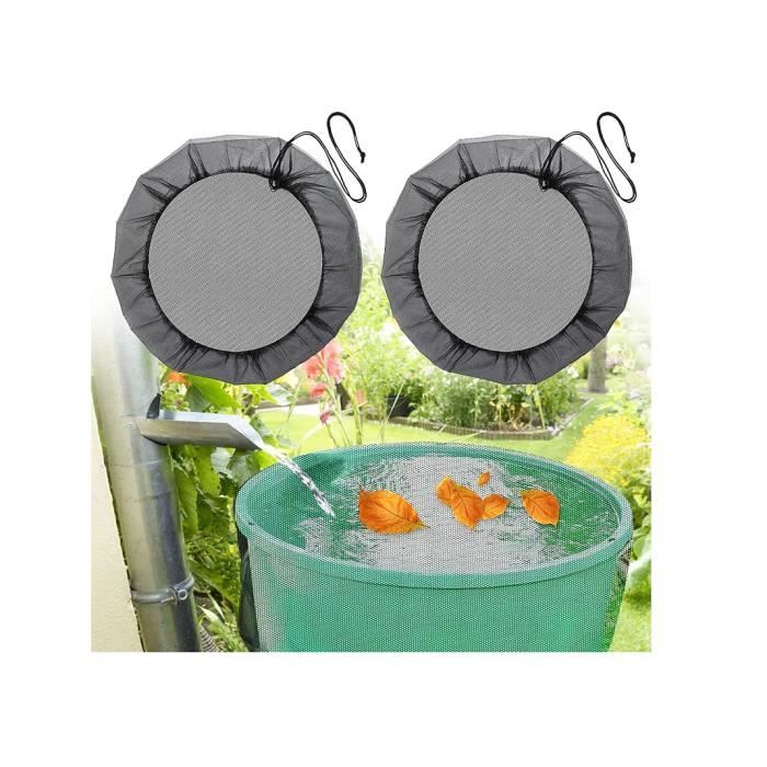 Regenwassertank-filz - 2 Stück - Ø 60 Cm - Hülle Mit Zugband - Anpassbarer Schutzfilz