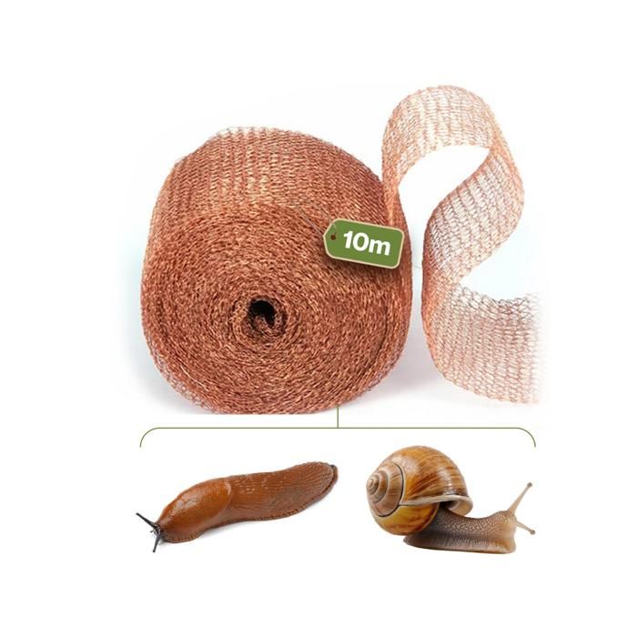 Kupferband Gegen Schnecken Und Nacktschnecken 10m X 12,7cm – Hochwertiges Band. Schutznetz Für Haus- Und Gartenpflanzen –