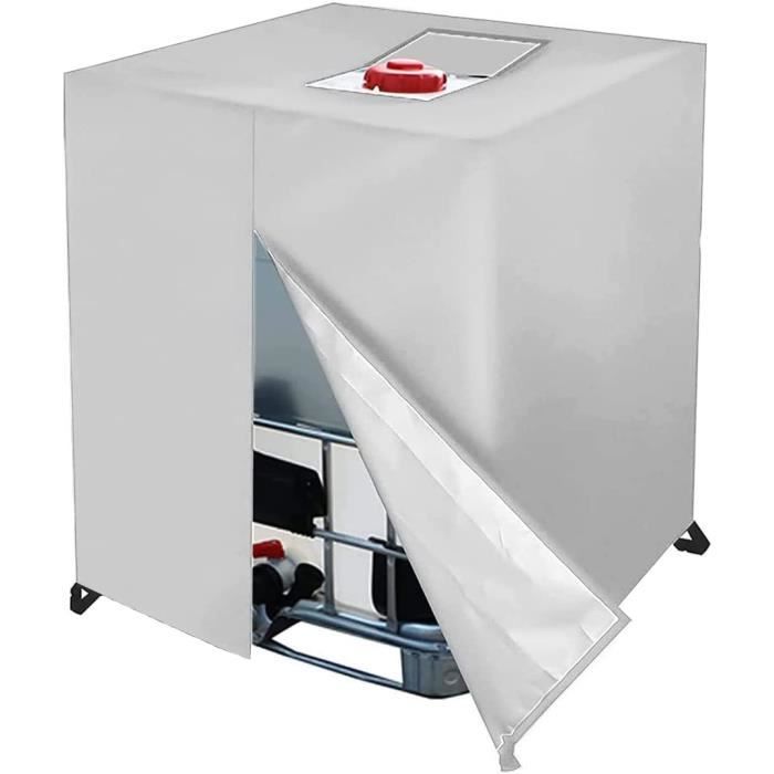 Abdeckplane Für 1000 L Ibc-tank, Sonnen- Und Staubschutz Für Regenwassertanks, Uv-beständig, Maße 116 X 100 X 120 Cm