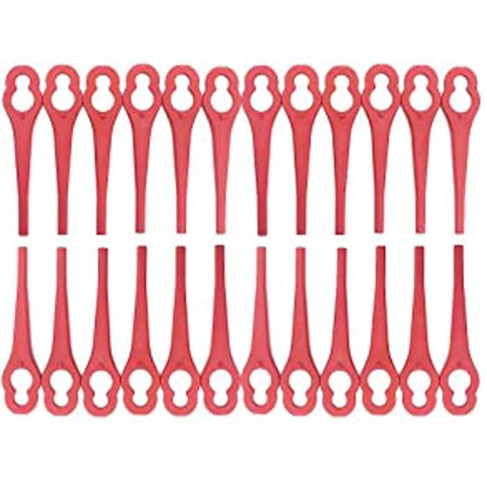 Set Mit 100 Kompatiblen Ersatzklingen Für Kabellose Einhell Kantenschneider - Kunststoffklinge Für Einhell Freischneider.