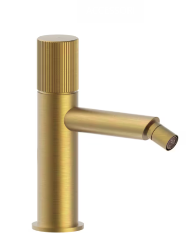 Bidetmischer, Honey Gold Gebürstet. Paffoni Serie Jo Jo131hgsp Messing - Honey Gold Spazzolato