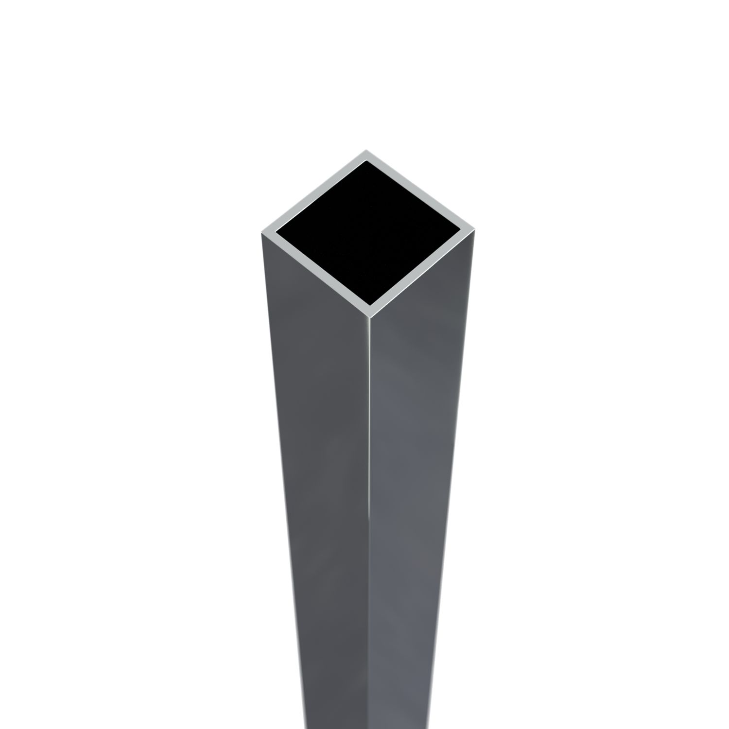 Vierkantprofil 50x50 Silber