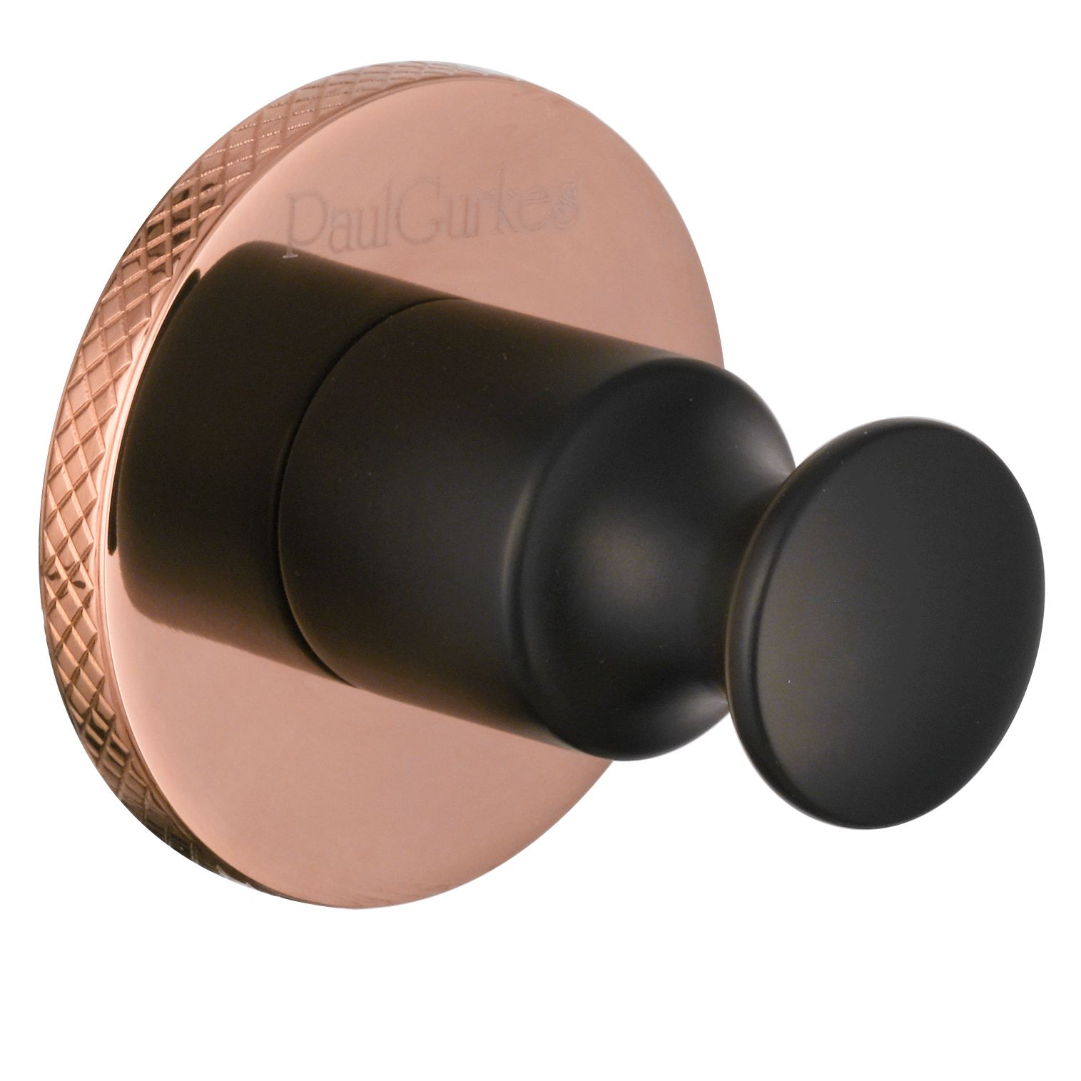Paulgurkes Handtuchhaken Matt-schwarz Rosé-gold