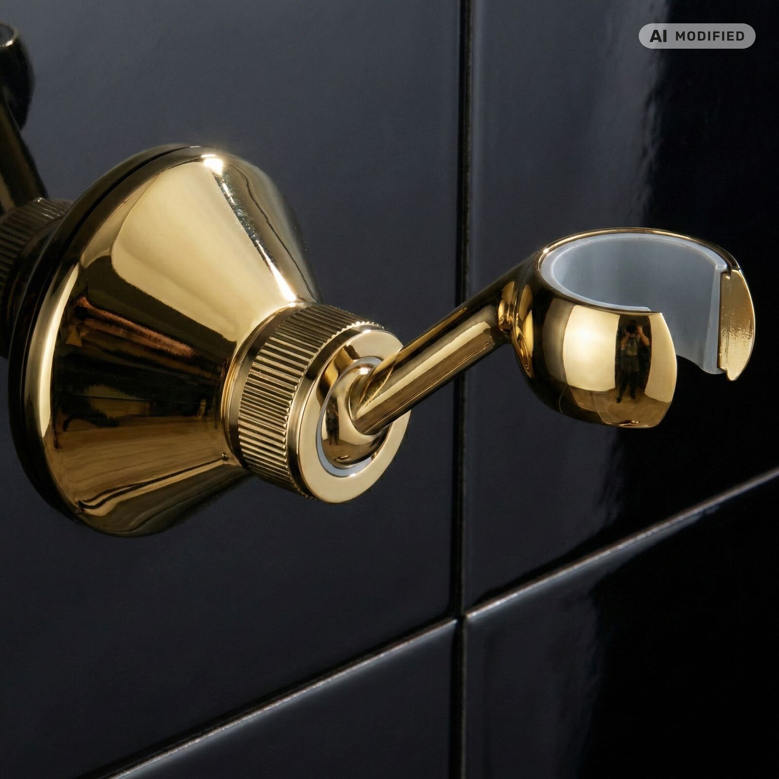 Paulgurkes Brausehalter Gold Retro Verstellbare Halterung Für Handbrausen