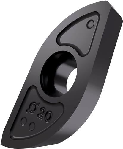 Fräswendeschneidplatte Iso Zp 20er-fm:m8310 Bohrungs-d. 4mm Pvd Beschichtet